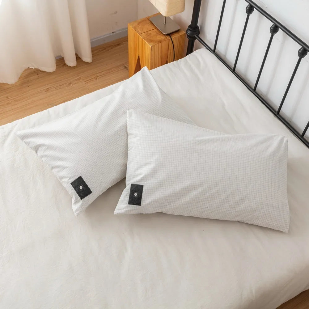 SomniTerra™ White Silver-Infused Pillowcase